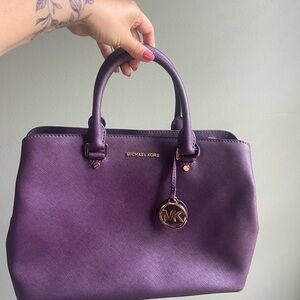 Michael Kors Savannah Saffiano Leather Satchel - LNWOT